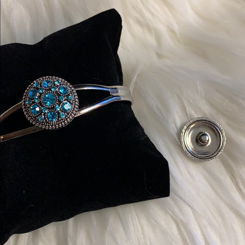 BRACELET WITH 4 INTERCHANGEABLE JEWEL 💎 INSERTS - Picture 6 of 8